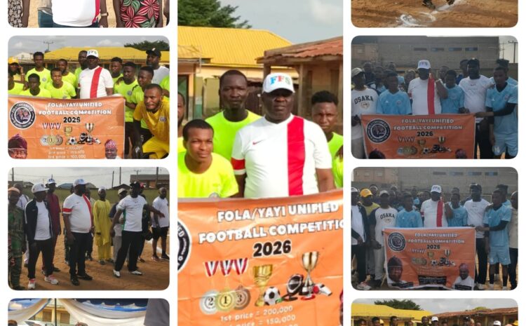  Fola-Yayi Unified Football Tournament Kicks Off
